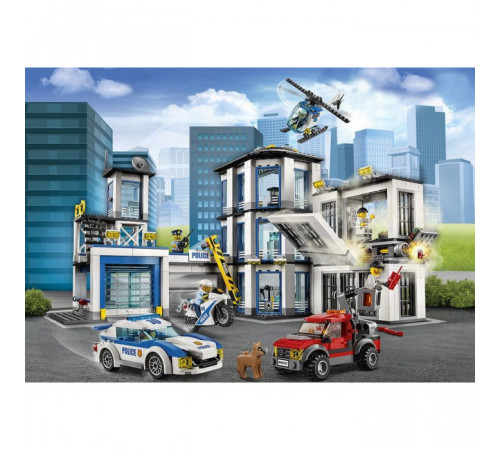 Конструктор полицейский участок 10660 Bela Cities "Большой полицейский участок", 936 деталей Сити 60141