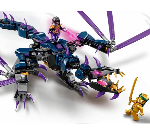 Детский Конструктор Ниндзя Большой Дракон Оверлорда 11657 С Фигурками Персонажей из 382 деталей 