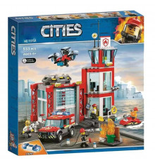 Конструктор «City» (11215) Пожарное депо, 533 детали