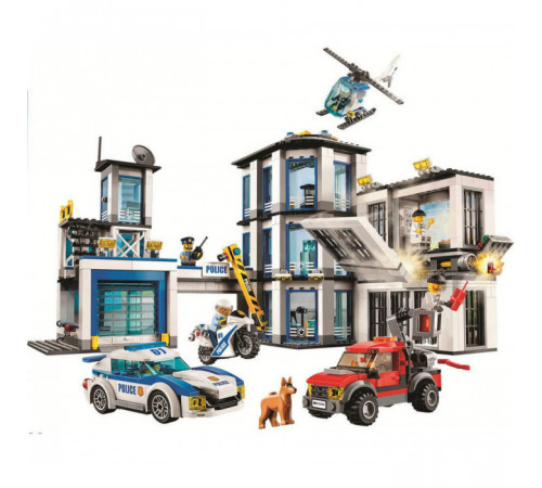 Конструктор полицейский участок 10660 Bela Cities "Большой полицейский участок", 936 деталей Сити 60141