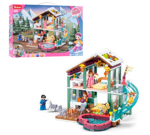 Конструктор SLUBAN Happy Diary Курорт M38-B0961 Конструктор SLUBAN Happy Diary Курорт M38-B0961