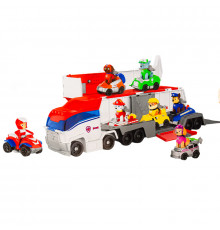 Патрулевоз с щенками Набор Щенячий патруль  Трейлер с машинками H99  Фура автовоз с несколькими щенками на машинках, которая оснащена звуковыми эффектами. 