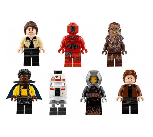 Конструктор Star Wars 10915 Сокол Тысячелетия на Дуге Кесселя 1449 деталей