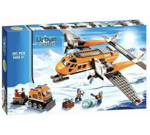 Конструктор Urban Arctic 10441 Арктический грузовой самолёт 391 деталь