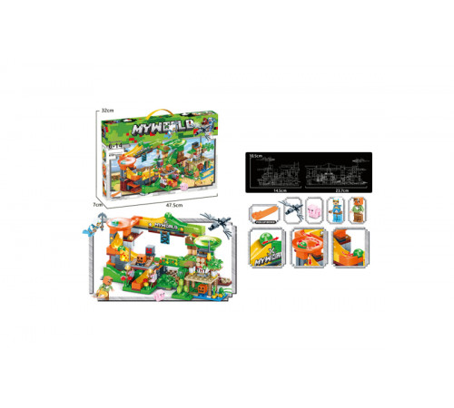Конструктор Майнкрафт “My World” 418 деталей (LB 1108) Конструктор Майнкрафт “My World” 418 деталей (LB 1108)