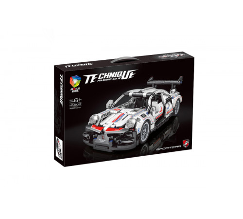 Конструктор автомобиль спорткар Порше 911 Technic 48002 (492 детали) белый