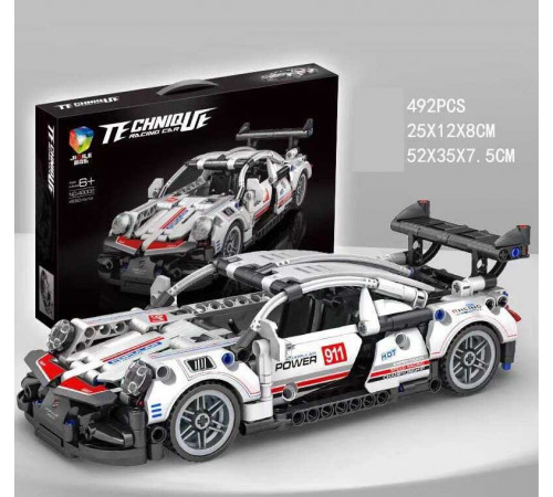 Конструктор автомобиль спорткар Порше 911 Technic 48002 (492 детали) белый