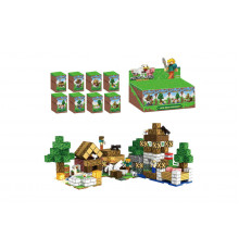 Конструктор магнитный T9910 Minecraft Майнкрафт  блоки, с магнитной подставкой, 