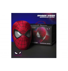 Супергеройская маска Человека-Паука (Spider-Man) с подсветкой Марвел Зарядка в комплекте MK005