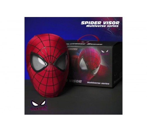 Супергеройская маска Человека-Паука (Spider-Man) с подсветкой Марвел Зарядка в комплекте MK005 Супергеройская маска Человека-Паука (Spider-Man) с подсветкой Марвел Зарядка в комплекте MK005