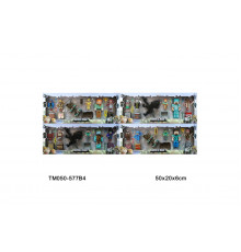 Minecraft, 7.5-дюймовый дракон или 4.5-дюймовый разоритель + 4 фигурки по 3 дюйма + 1 фигурка 5 дюймов + транспорт + аксессуары, подсветка, батарейки в комплекте, TM050-577B4