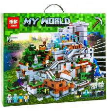 Конструктор Майнкрафт Большая Горная пещера Leduo 76010, 2688 дет.,  21137 Купить Конструктор Горная пещера Майнкрафт