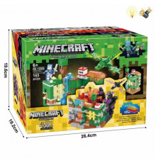 Конструктор Майнкраф с подсветкойт 4 штуки № 12002A  Minecraft