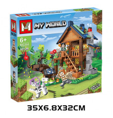 Конструктор Майнкрафт Дом 465 деталей № MG350 Конструктор My world - Minecraft - Дом (арт. MG350)