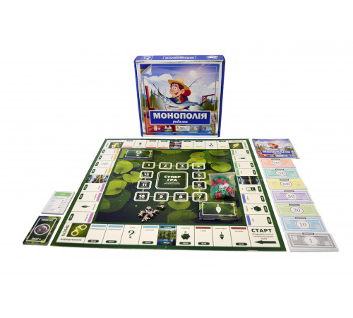 Настольная игра для всей семьи Монополия Рыбацкая - 608 Настольная игра для всей семьи Монополия Рыбацкая - 608