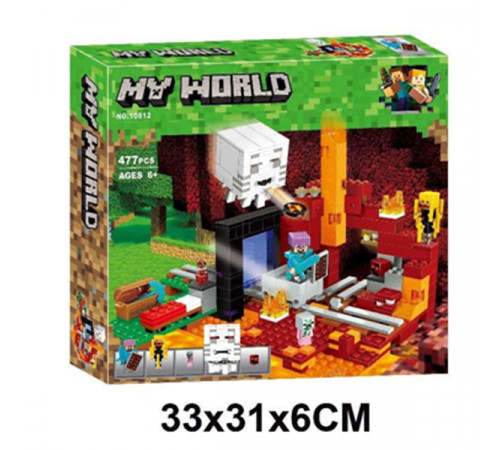 Конструктор Майнкрафт Портал в Нижний мир "Minecraft" (10812), 477 деталей - Конструктор Майнкрафт 21143 Конструктор Майнкрафт Портал в Нижний мир "Minecraft" (10812), 477 деталей - Конструктор Майнкрафт 21143
