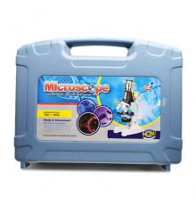 Игрушечный Микроскоп в чемодане, набор для опытов, (2171)