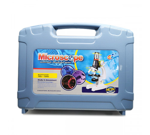 Игрушечный Микроскоп в чемодане, набор для опытов, (2171) Игрушечный Микроскоп в чемодане, набор для опытов, (2171)