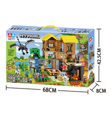 Конструктор Майнкрафт Соединение миров  7132 Конструктор Minecraft 1415 деталей